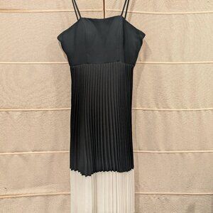 Aidan Mattox Stunning Black and White Dress- Size 8